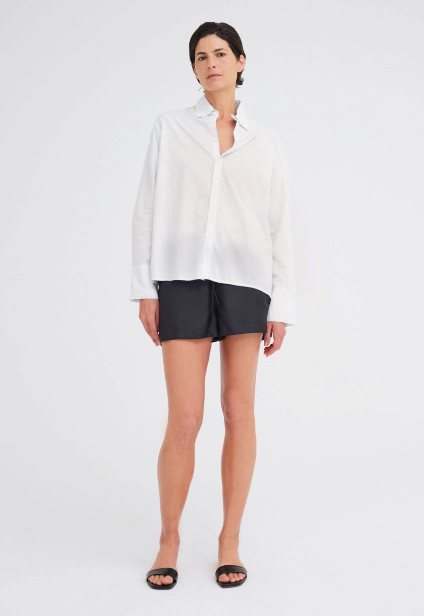 Jac + Jack Roq Cotton Shirt - White